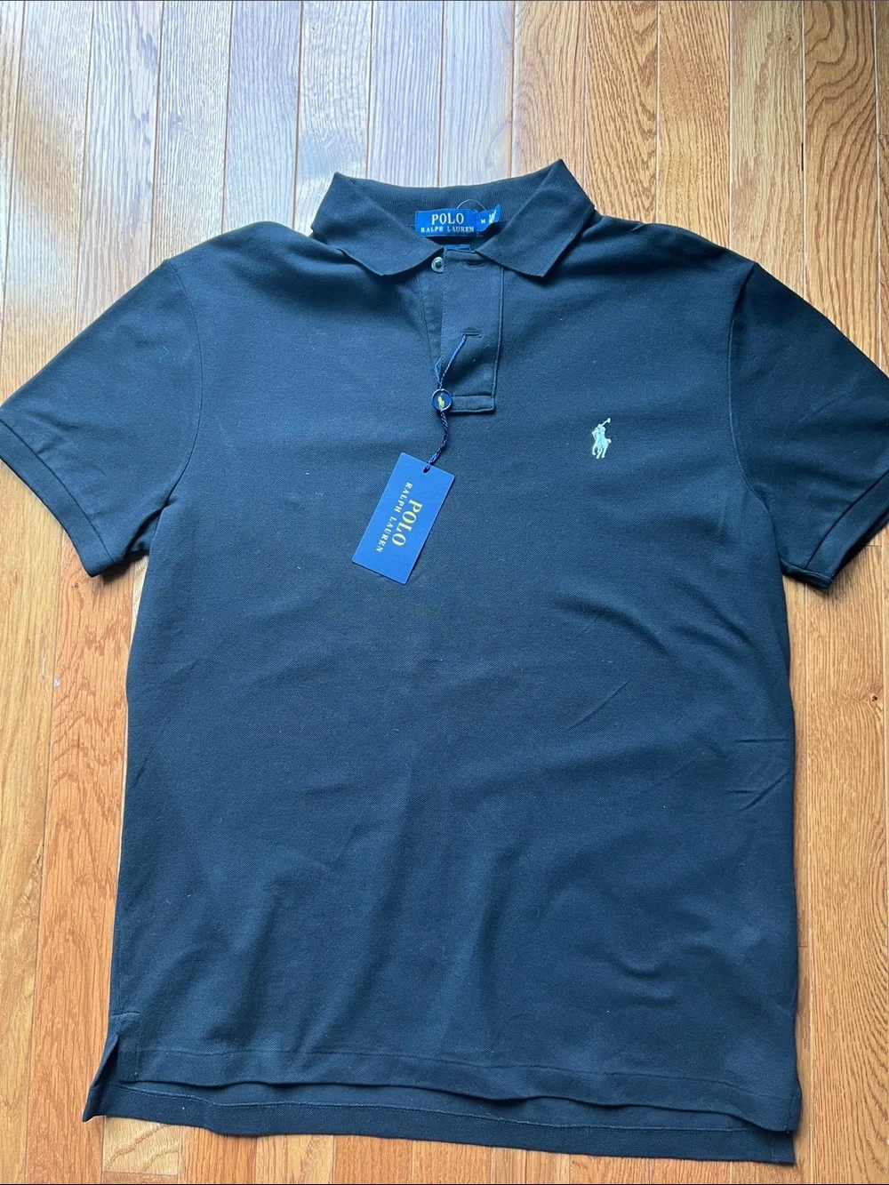 Ralph Lauren Men’s Black Polo with Embroidered Pony